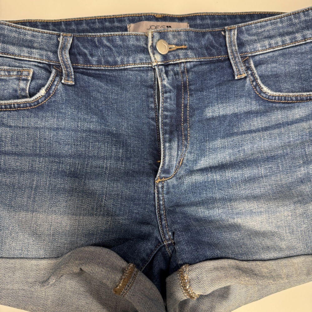 Joe's Jeans Light Blue Rolled Hem Shorts